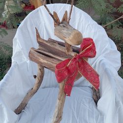 Rustic Reindeer  Indoor Or Outdoor Decor