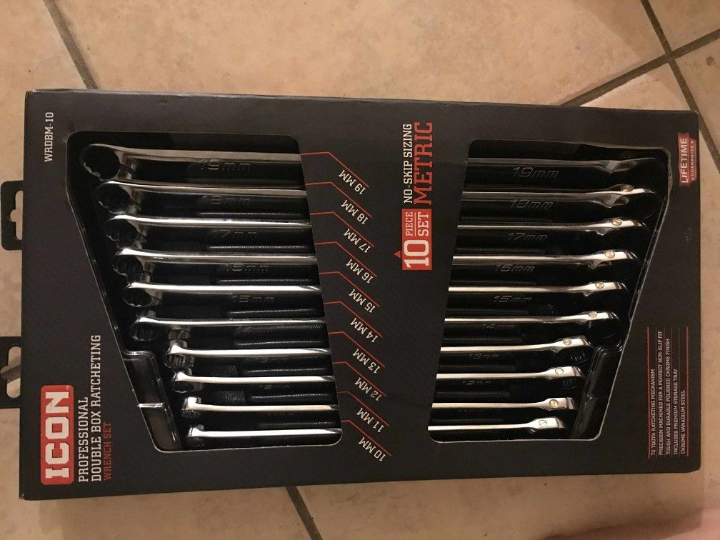 ICON PROFESSIONAL DOUBLE BOX RATCHETING