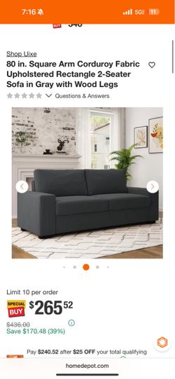 2 person couch
