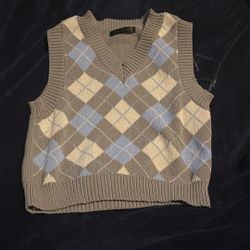 Say What? Checkered Vest