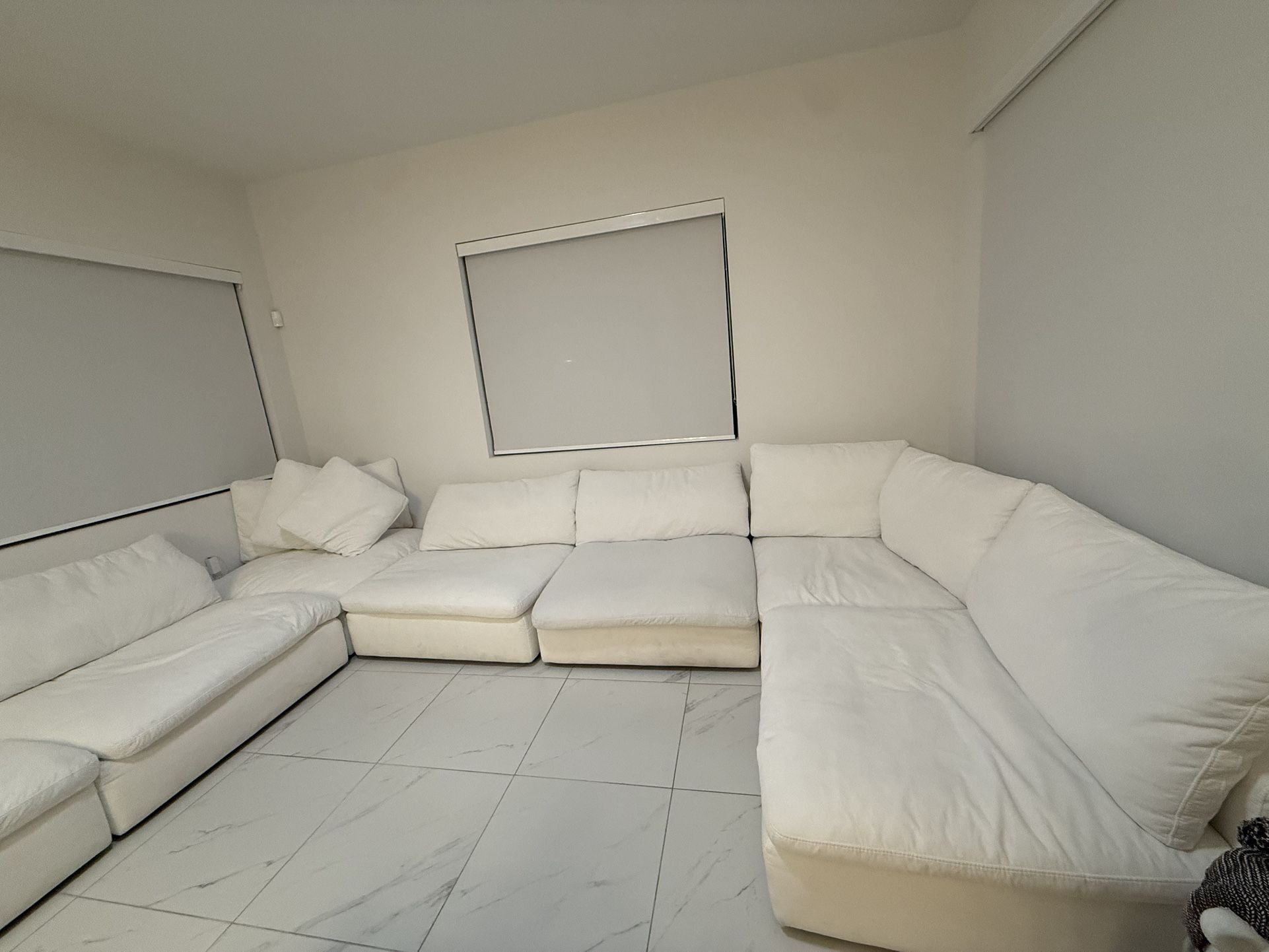 Beautiful White sectional Couch