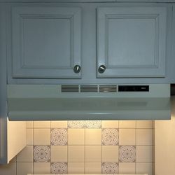 Broan-NuTone ductless under-cabinet range hood in a bisque or almond finish