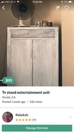 Tv stand or armoire cabinet very solid wood!!!
