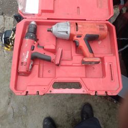 Half Inch Milwaukee Impact And Drill