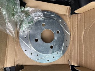 Drilled Slotted Rotors Ford Fiesta/focus Rear