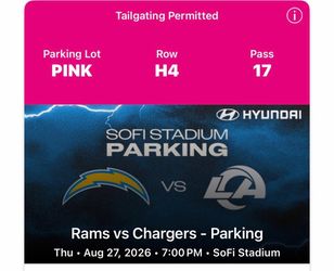 Charger’s parking