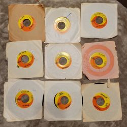 Beatles 45s. There are 3 different titles here