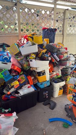 Large Lot of Mixed Kids Toys