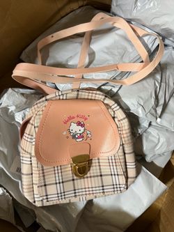 Hello Kitty Plaid Mini Crossbody Bag
