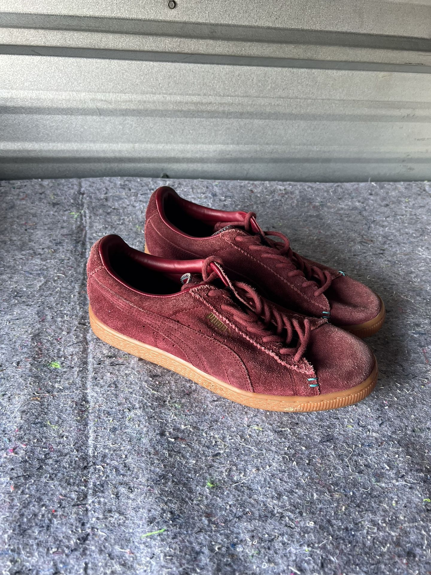 PUMA Classic Winterized Suede Leather Burgundy Size men’s 7.5
