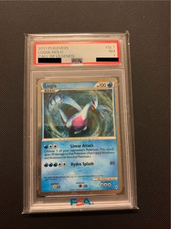 Pokemon Shiny Lugia SL7 call of legends PSA 7