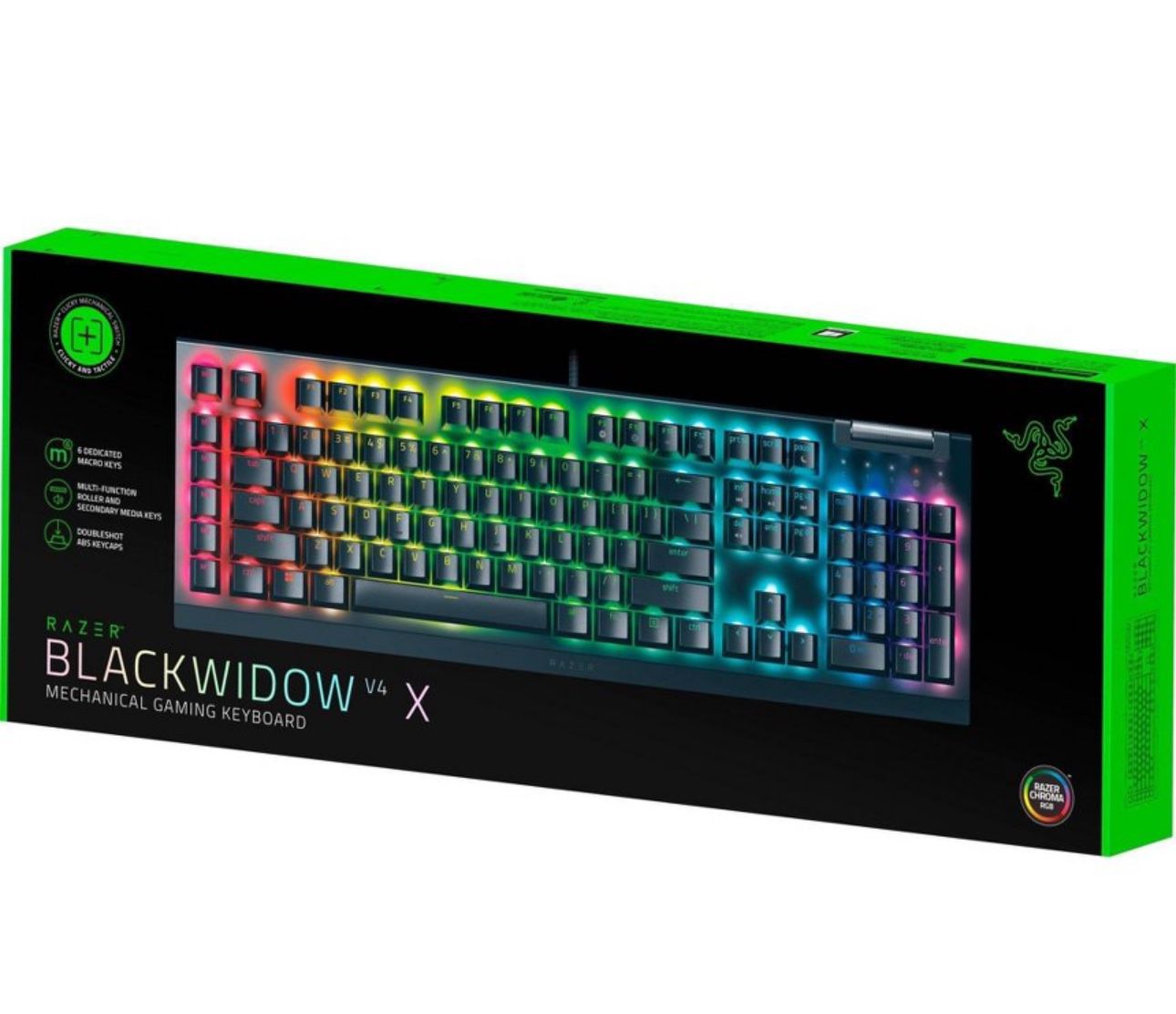 Razer BlackWidow V4 X Mechanical Gaming Keyboard with Razer Chroma RGB FULL NEW