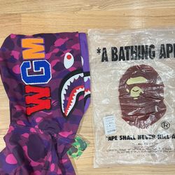 Bape Purple Camo Hoodie