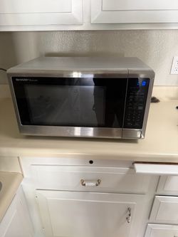 Sharp Carousel Stainless Steel Countertop Microwave
