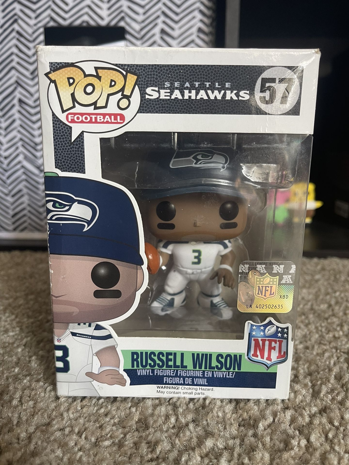 Russel Wilson Pop Figure