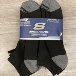 NWT Skechers Men’s No Show Socks 10 Pairs 