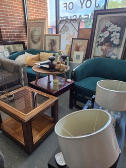 Teal couch set