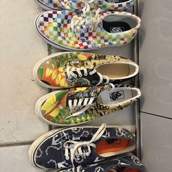 6 Pairs of VANS and POLOS size 12. 
