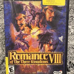 Romance Of The Three Kingdoms VIII Sony PlayStation 2 Video Game 2003 PS2 KOEI