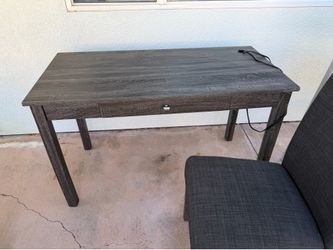 Desk and chair