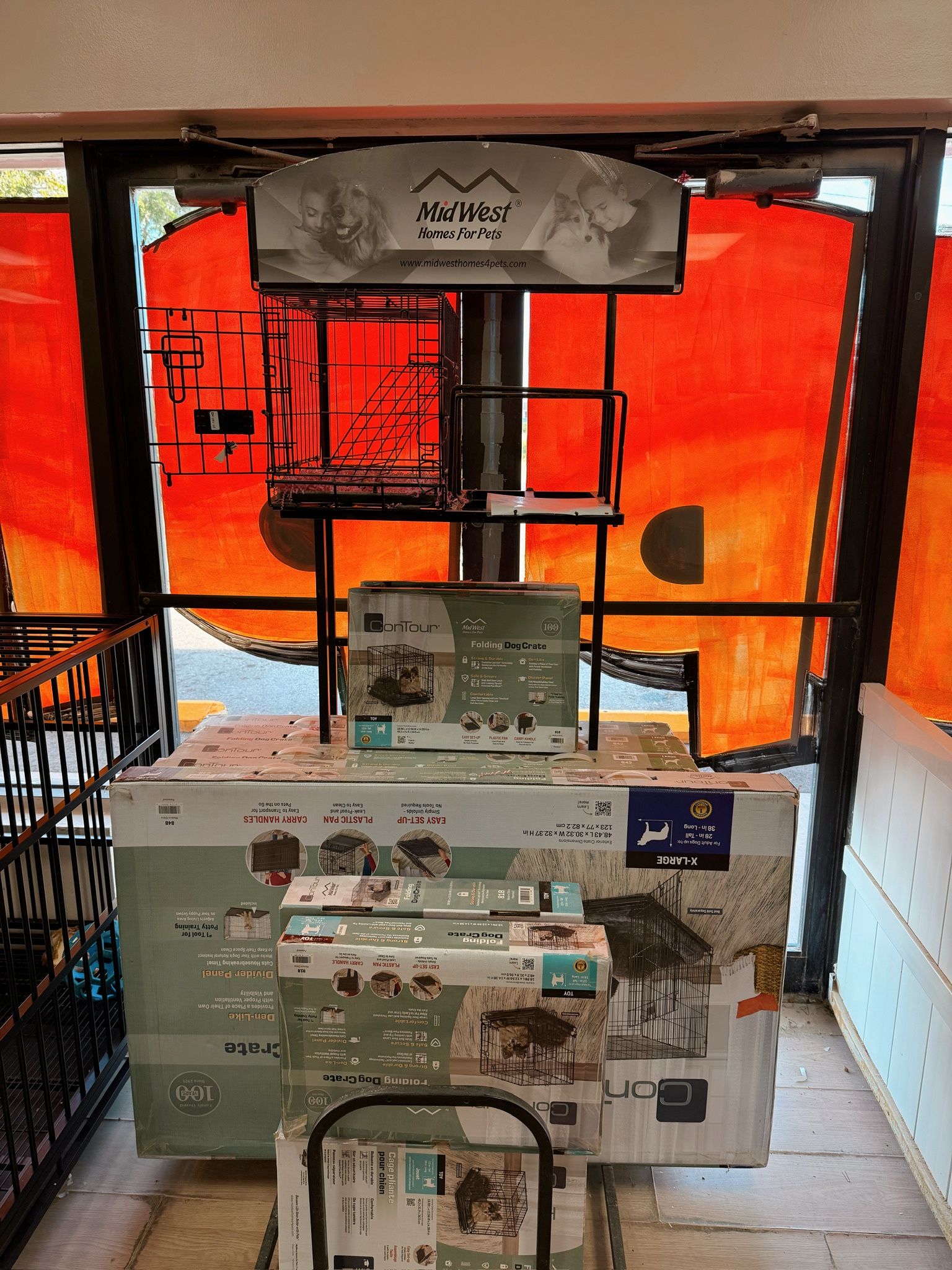 Dog Puppy Crate cages With Stand Brand New