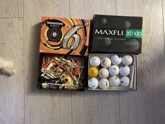 Golf Balls And Golf Tees