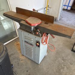 RIDGID JP06000 6” Cast Iron Jointer – Works