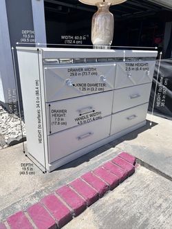 6-Drawer Double Dresser