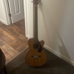 4 String Acoustic Electric Bass Fender 