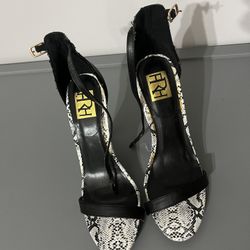 Snake skin heels