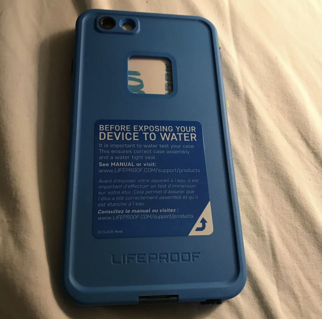 New Lifeproof FRE Series Case for iPhone 7 Plus Teal Blue