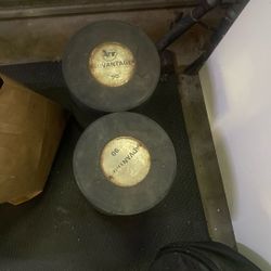 Two 90lb dumbbells 