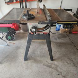 Craftsman 10” Table Saw With Extra Blades