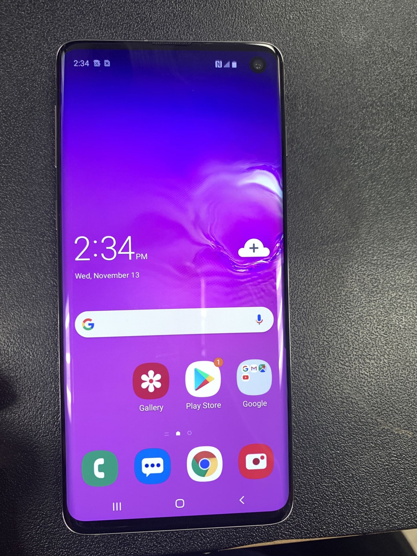 Samsung galaxy s10 128 gb unlocked, sold with store warranty