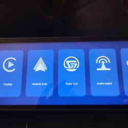 Portable Carplay Android Auto Display And Mount 