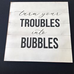 Wooden Sign $10