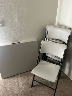 Lifetime Foldable Table & Chairs
