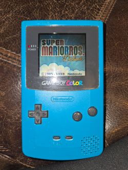Vintage Nintendo Game Boy Color Teal Handheld Console