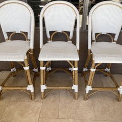 Set of 3 Counter height Stools 