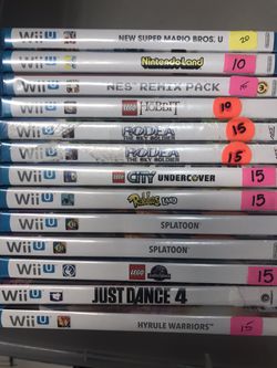 Nintendo Wii U Games ~ Super Mario ! ~ Splatoon !!