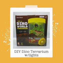 DIY LIGHT UP DINO TERRARIUM