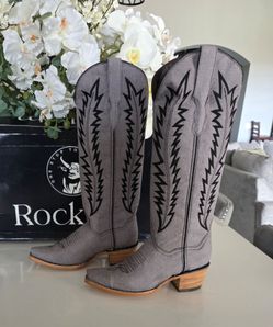👢 Rock’Em Women’s Denim Western Boots — $230