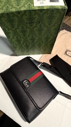 Luxury leather crossbody purse bag