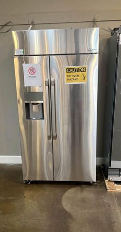 refrigerator 42 inch wide stainless steel built in