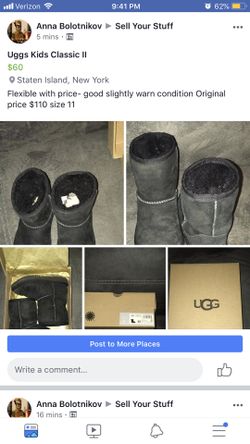 Uggs Kids Classic II size 11