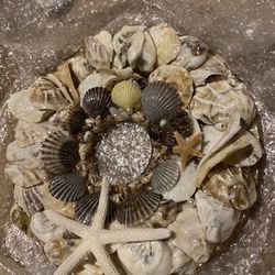 Hand Made Shell Wreaths! ALWAYS ONE OF A KIND!!!