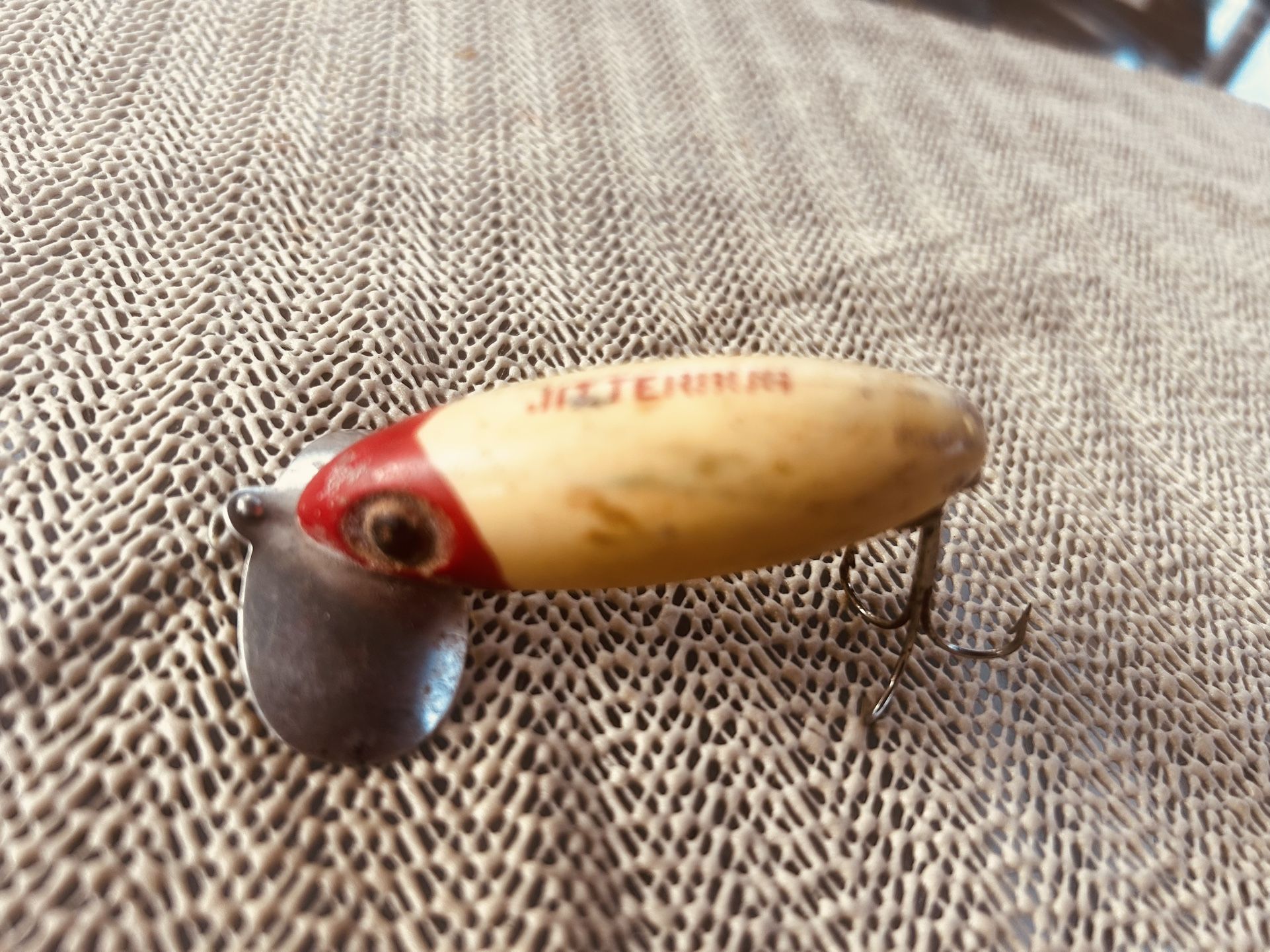 Vintage Jitterbug Fishing Lure Fred Arborist Akron Ohio