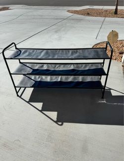 Black Shoe Rack