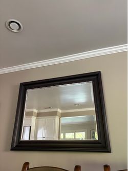 Black Large Mirror