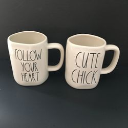 Rae Dunn large mugs. Five Dollars Each